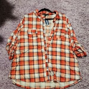 Plus Size Plaid